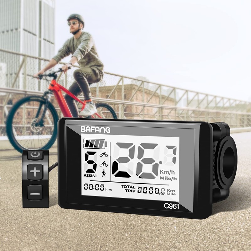 eBike Display C961 for BAFANG BBS01B BBS02B BBSHD Motor Electric