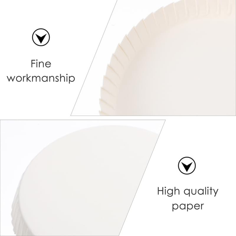 PRETYZOOM 100Pcs Disposable Paper Cup Lids - Hot Cup Covers