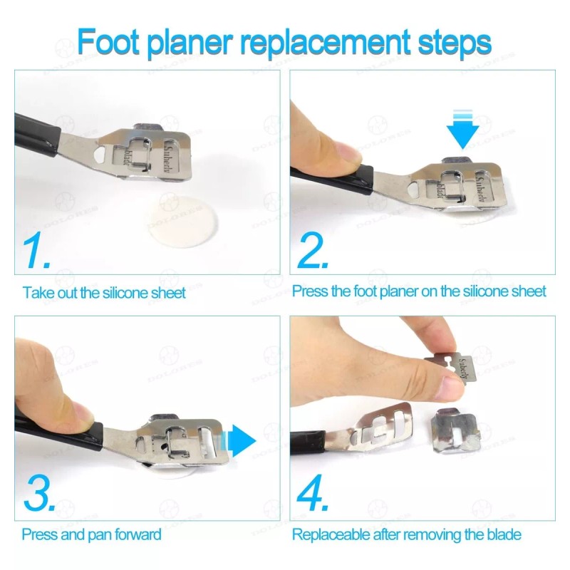 Dolores 11pcs Lima Para Pies Doble Superficie Removedores De Callos