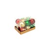 Gisela Graham Box Set Of 12 Jingle Bell Christmas Tree
