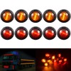 KaTur 3/4" Round LED Front Rear Side Marker Indicators Light