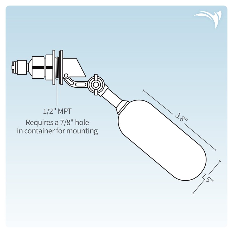 AquaticLife Float Valve Kit for RO & RO/DI Systems