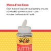 School Smart Craft Glitter, 4 Ounce Jar, Silver