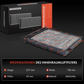 Frankberg 7701064235 Cabin Air Filter Cabin Air Filter System Pollen Filter Climate Filter Ventilation Filter Replacement # 7701064235