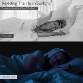 BORNA Bed Tent Twin Bed Canopy for Indoor Portable Light Reducing Sleeping Canopy for Kids and Adult,Bunk Blackout Tents Breathable Privacy Space Tent Mosquito Netting for Bed(Macaron Pink)