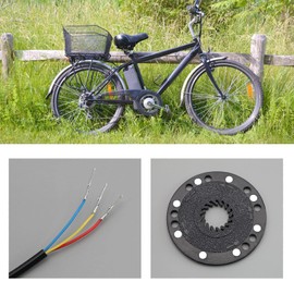 ECSiNG 8 Magnets Pulse Assist System Speed Sensor with 3Pin Male Connector 90cm Cable for Electric Bicycle E-bike E-Bike Mountain Bike PAS Electric Bikes Accessories