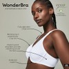 Wonderbra Womens Eco Pure Lace Underwire Minimizer Bra, BLACK/EXCALIBUR, 40D