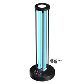 Ultraviolet Germicidal Lamp,110w UV+Ozone Light Sanitizer for Whole Room, 99.99% Sanitization Rate,Three-Step Timing Remote Control, Blue Ligh for Odor Room Home Office School