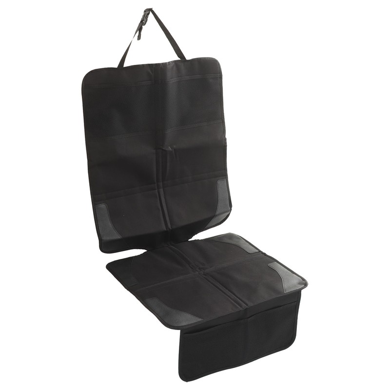Baby Car Seat Protector with Mesh Storage Pocket Wear Resistant