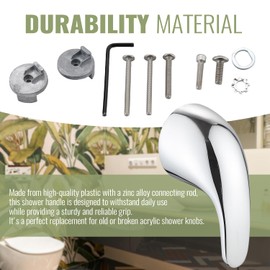 Shower Single Handle Replacement Compatible with Moen 179100 100224 Universal Shower Trim Kit Chrome, Fit for Danco 11009 10001 Shower Faucet Handle