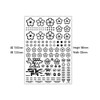 Hikyu Parts SKR-1C-WHI Cherry Blossom Decal, White, 1 Sheet, Plastic