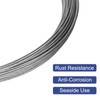 sourcing map 98.4ft (30m)316 Stainless Steel Wire Rope, 5/128" (1mm)