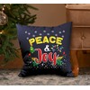 NACRE APPAREL Peace and Joy Christmas Holiday Decorations Pillow Covers