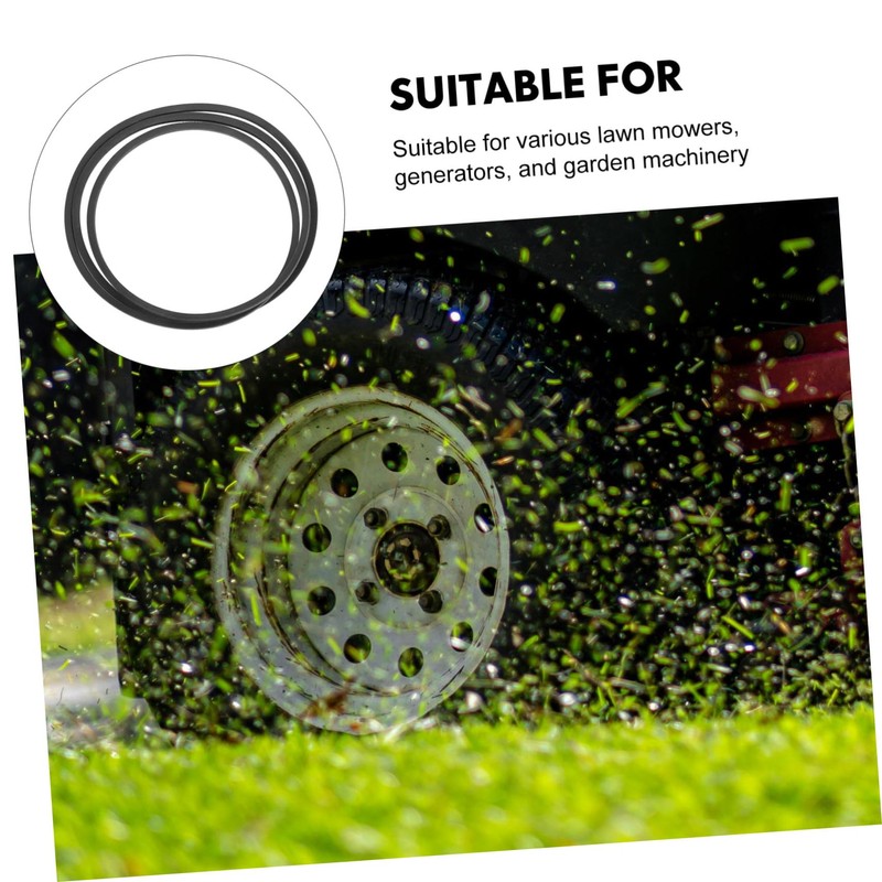 ORFOFE Replacement Lawn Mower Deck Belt Rubber Mower Drive Belt