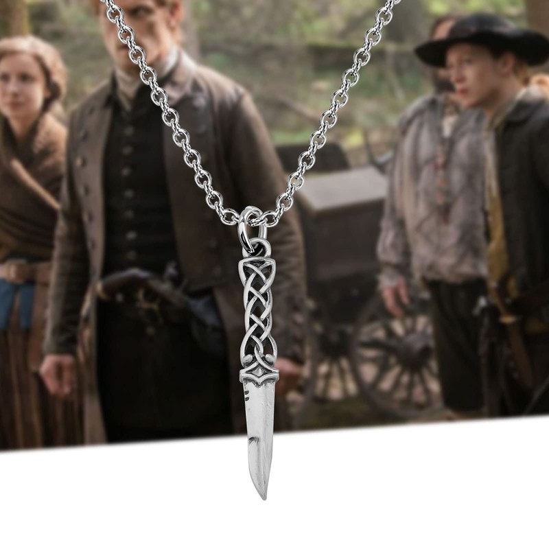 Outlander - Collar con colgante escocés, diseño de daga celta