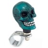 Thruifo Skull Car Grip Knob Steering Wheel Suicide Spinner, Small