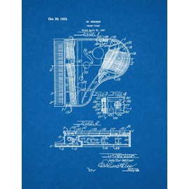 Grand Piano Patent Print Blueprint (11" x 14") M13625