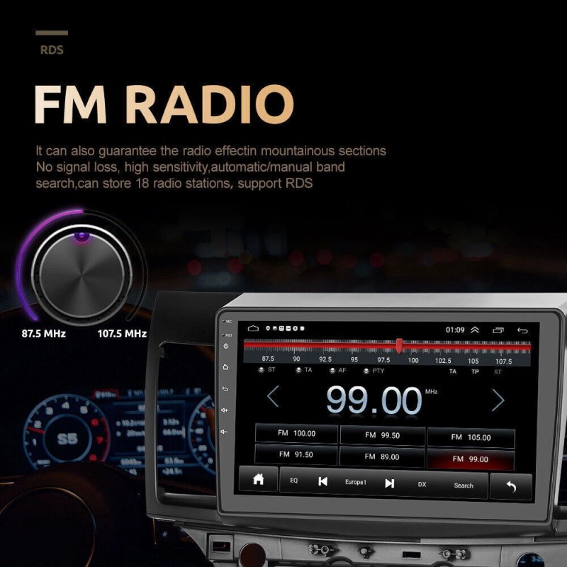 Unbranded For 2008-2017 Mitsubishi Lancer Car Stereo Radio Android 12