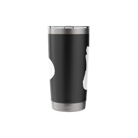 Letter D - Capital Marker Hand Written Style Upper Case Stainless Steel Insulated Tumbler