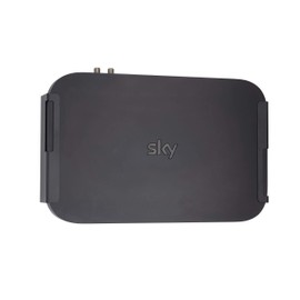 Sky Q Wall Mount Bracket METAL 1TB by DYNAS - Fits Main SkyQ 1TB Box - 3 Min Install - Zero Remote or WiFi Signal Loss - Keeps Box Cool - Fittings Included - Made in UK