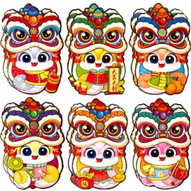 36 Pcs Chinese Red Envelopes 2025 Snake Red Envelopes Lucky Money Envelopes New Year Hong Bao Snake Year Red Packets for Chinese Spring Festival Wedding Birthday