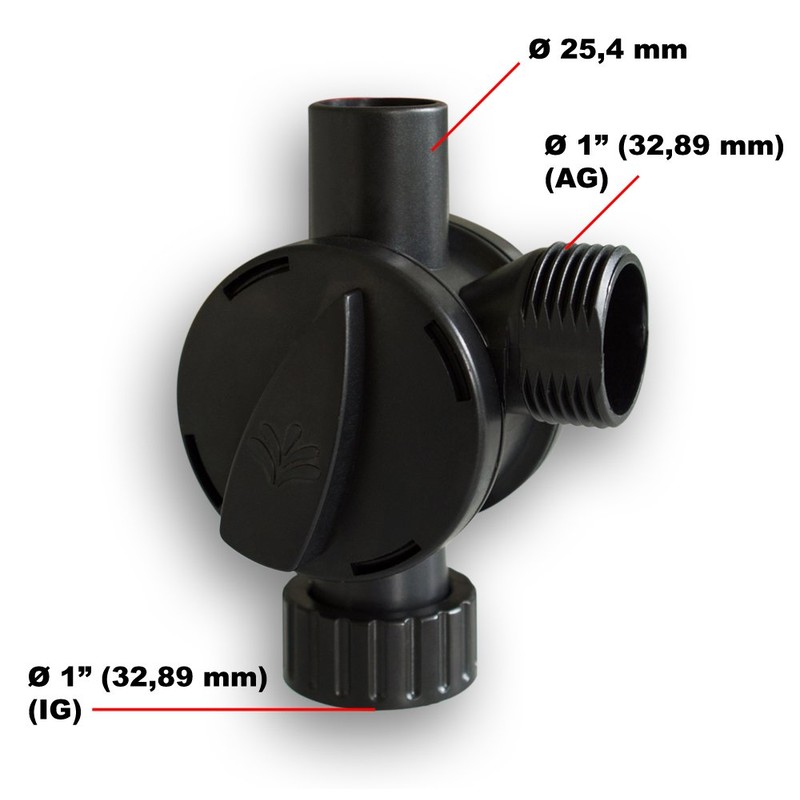 SunSun Adjustable T-piece as hose connector pond pump fountain pump