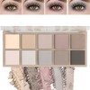 10 Colors Eyeshadow Palette Matte Nude Eye Makeup Palette Ultra-Blendable