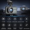 AUTODIAG D1 Dashcam para auto,4K Frontal,Trasera 1080P Cámara para Carro,WiFi,Soporta
