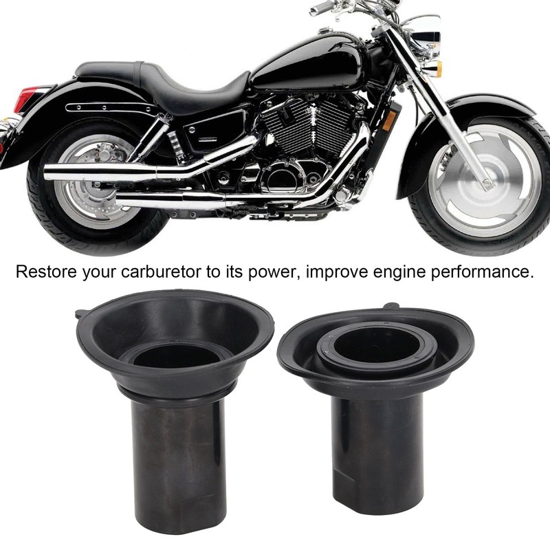 Pair Carburetor Plunger Diaphragm Membrane Rubber Replacement for Shadow 1100