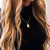 Modern Moments Gold Locket Necklace For Women - Oval Locket