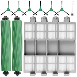 13 Pcs Replacement Parts Compatible with iRobot Roomba 205 DustCompactor Vac Robot Vacuum, Accessories Kit include 2 Main Brushes, 4 Filters, 6 Side Brushes, 1 Cleaning Tool