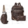 Shrrie Backpack Purse for Women Fashion Leather Backpack Purse Designer