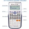 WECKEW Scientific Calculators, Math Calculator with 417 Functions, 2 Line