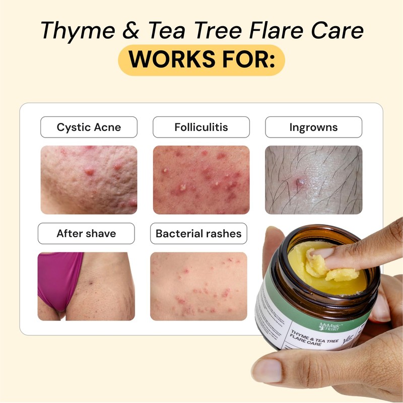 Thyme & Tea Tree Flare Care | Solution for Painful