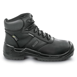 SR Max Danbury, Men's, Black, Steel Toe, EH, WP,Mt, Max TRAX, Slip Resistant, 6 Inch, Work Boot (15.0 EW)