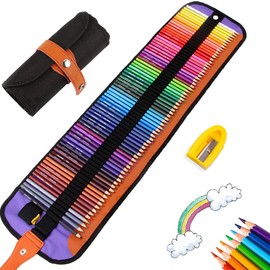 Juego de 72 Lápices Colores, Lápices de Dibujo Avanzado, Kit de Sketch con Cremallera, Perfecto para Principiantes, Artistas y Adultos