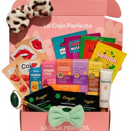 Glow Therapy Edition  Set Facial Completo con Mascarillas, Colágeno, Rodillo Jade y Banda Suave  Rutina de Skincare y Spa en Casa para Mujer u Hombre 