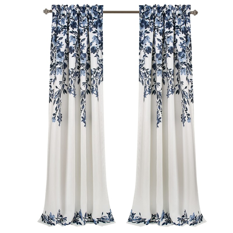 Lush Decor Tanisha Curtains - Light Filtering Window Panel Set,