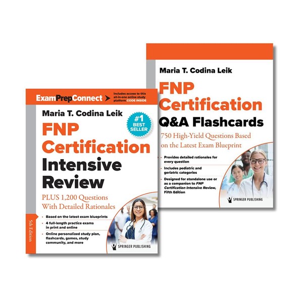 FNP Certification Intensive Review, Fifth Edition, and Q&A Flashcards Set
