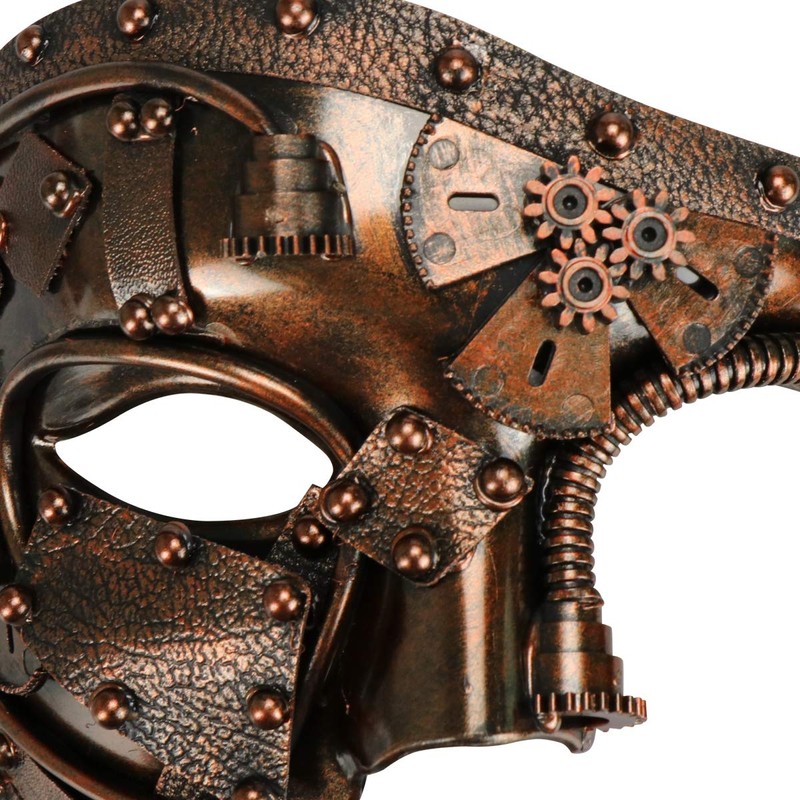Coddsmz Masquerade Mask Steampunk Phantom of The Opera Mechanical Venetian