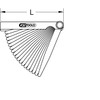 KS Tools 300.0600 Feeler Gauge, 20 Sheets, 0.05-1 mm