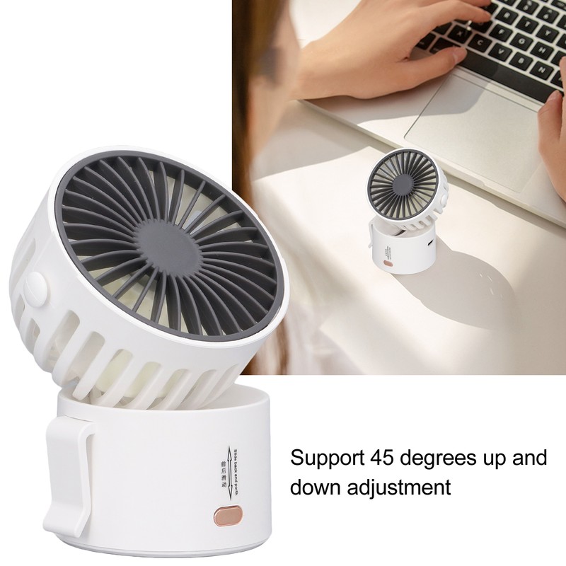 Necklace Fan 3.5W 3 Modes 45 Degrees Up and Down