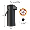 Airpot Coffee Carafe for Keeping Hot - 102 OZ/ 3L
