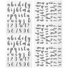 5Pcs Transparent Stamp DIY Journal Scrapbooking 39 Character Lower Case