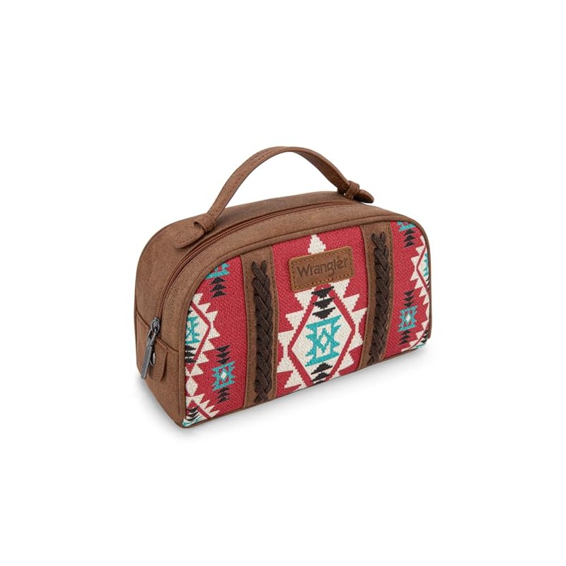 Wrangler - Bolsa de maquillaje para mujer, D-rojo, Small, Bolsa