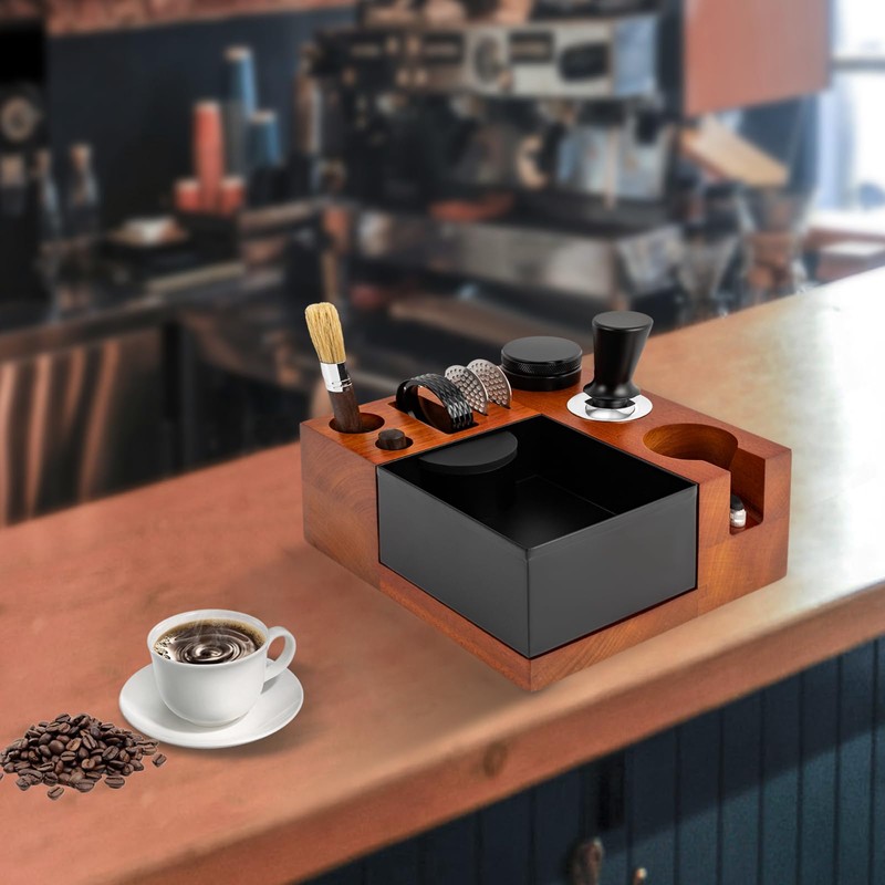 Treliamd 8 In One Espresso Knock Box Espresso Accessories Coffee