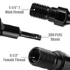 Vearter Core Drill Bit Adapter, 1-1/4"-7 UNC Male Thread to