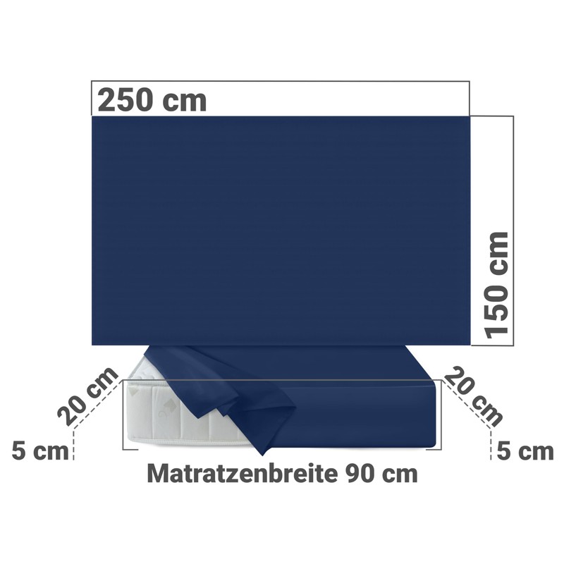 npluseins Bed sheets – 100% Cotton – 6 colours –