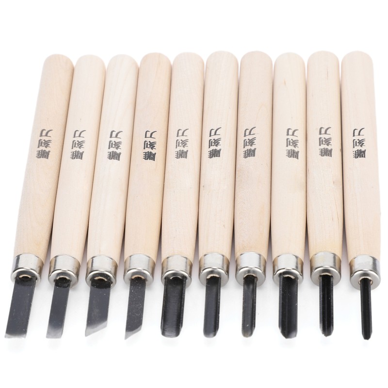 10Pcs Carving Knife Rubber Stamp DIY Stickers Engraving Pen Art