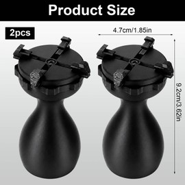 2 Miniature Painting Handles with Ergonomic Grip, Paint Handle, for Warhammers Stable Holder for Accessories and DND Miniatures, Miniatures, DND, Scale Model, Ideal for Tabletop Painting Sessio